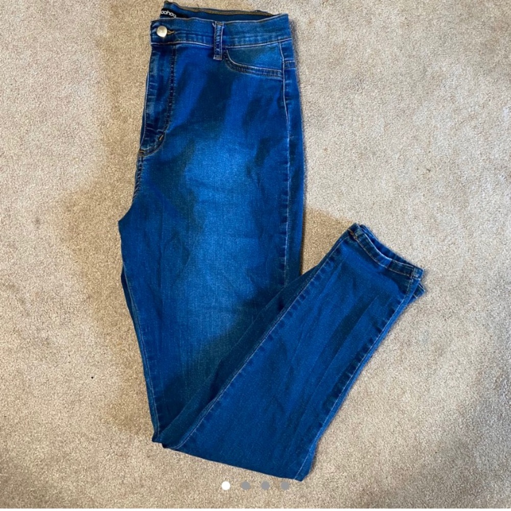 Boohoo Skinny Fit Blue Jeans 👖
